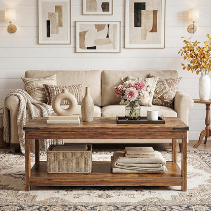 Homieasy 43.3” Rectangular Coffee Table - Image 3