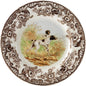 Spode Woodland 10.5" Dinner Plate, Flat Coated Pointer - Hunting Cabin Decor Dog-Themed Holiday Tableware, Fine Earthenware for Seasonal Meals - Microwave, Dishwasher, Oven Safe, Made in England
