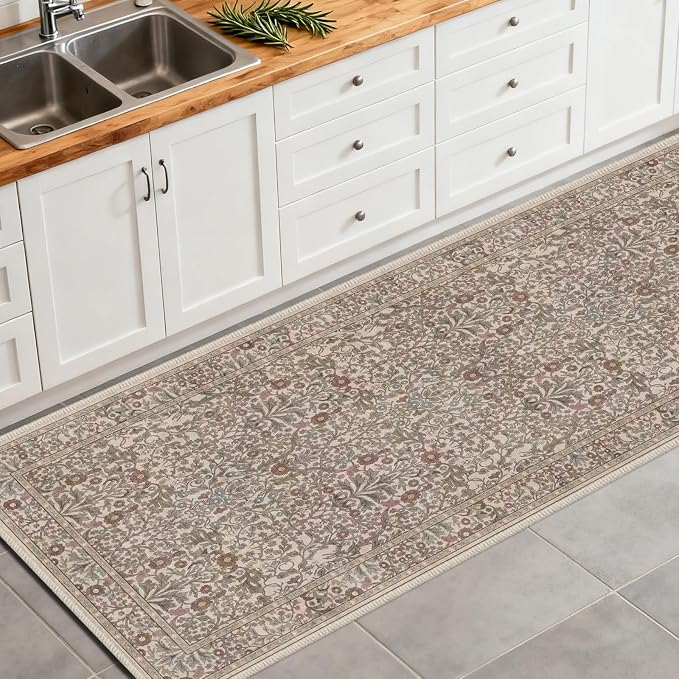 Washable 2'6" x 10' Runners for Hallways, Non Slip Long Floor Runner for Kitchen - Image 2