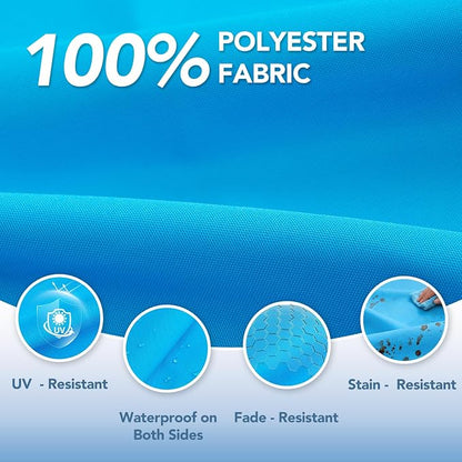 L'AGRATY Outdoor Lounge Chaise Cushion: 72x21x3 Inch Waterproof Lounge Chair - Image 5