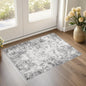 UERMEI 2x3 Entryway Area Rug: Washable Neutral Modern Abstract Small Rug by UERMEI