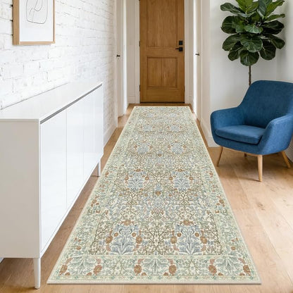 Washable 2'6" x 10' Runners for Hallways, Non Slip Long Floor Runner for Kitchen - Image 2