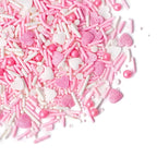 Sweets Indeed Sprinkles Heart Edible Mix Perfect for Cake Decorations Baking Ice Cream Cookies Cupcake Topper 4 ounces
