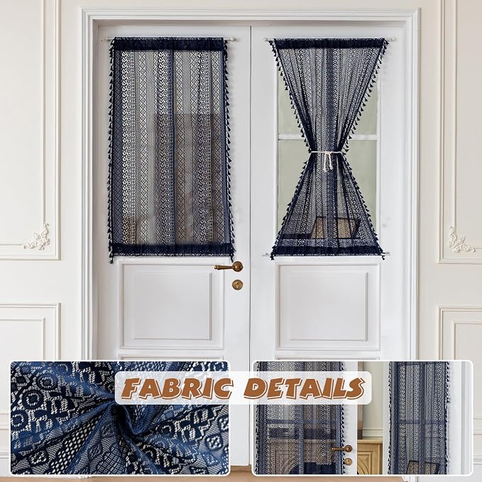 Sutuo Home French Door Curtains Set of 2 - Image 4