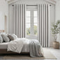 Grey Linen Blackout Curtains for Living Room 2 Panels Set 92 Inches Long Linen by Topfinel