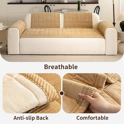 Couch Covers for Dogs Washable, 27.6"x59.1" Non Slip Couch Covers for Loveseat - Image 4