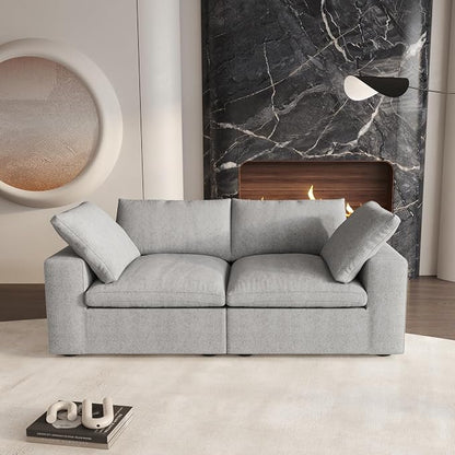 Cloud Modular Sectional Sofa Couch, 80.3" Convertible Couches Lovesofa by SofaFurniture