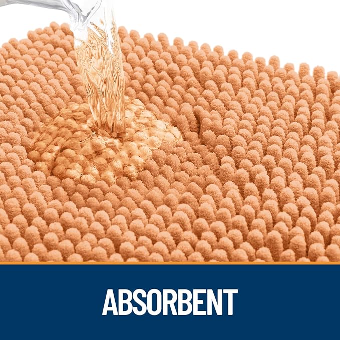 OLANLY Dog Door Mat for Muddy Paws 35x24, Super Absorbent Chenille Mud Mat | - Image 3