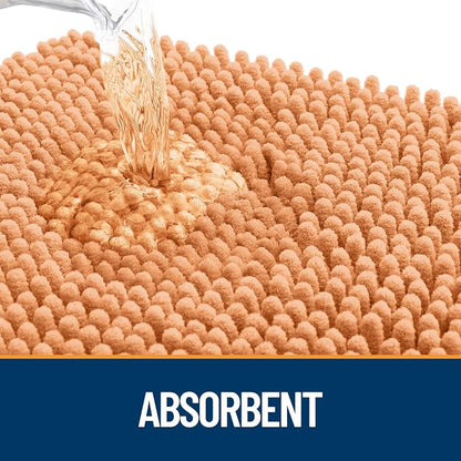 OLANLY Dog Door Mat for Muddy Paws 35x24, Super Absorbent Chenille Mud Mat | - Image 3