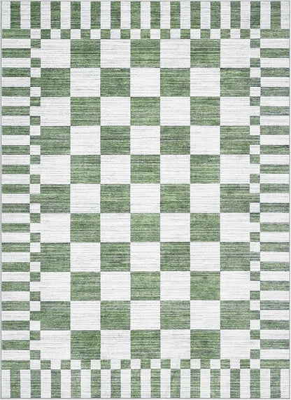 GarveeHome Checkered Rug 4x6 Area Rugs - Image 4