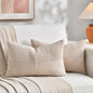 Fancy Homi 2 Packs Tan Long Lumbar Decorative Throw Pillow Covers 16x24 Inch by Fancy+Homi