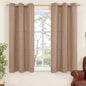 YoungsTex Linen Semi Sheer Curtains 45 Inch Length by YoungsTex