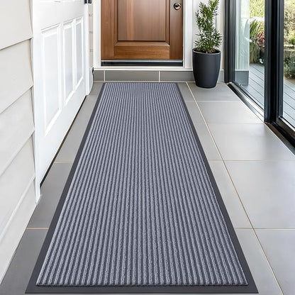 OLANLY Front Door Mat 59x20, Waterproof Heavy-Duty Indoor Outdoor Doormat | Ash by OLANLY