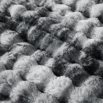 60x80 Inches Ultra-Soft Fuzzy Faux Fur Plush Twin Size Blanket - Image 6