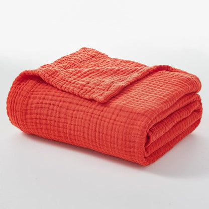 EMME Muslin Blankets for Adults Throw Blanket for Couch Breathable Gauze Soft - Image 8