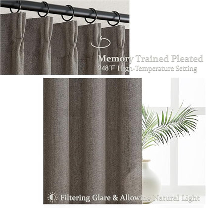 Chocolate Tart Extra Long 108 Inch Floor to Ceiling Curtains - Image 4