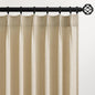 95 Inches Long Pinch Pleated Semi Sheer Curtains by Topfinel