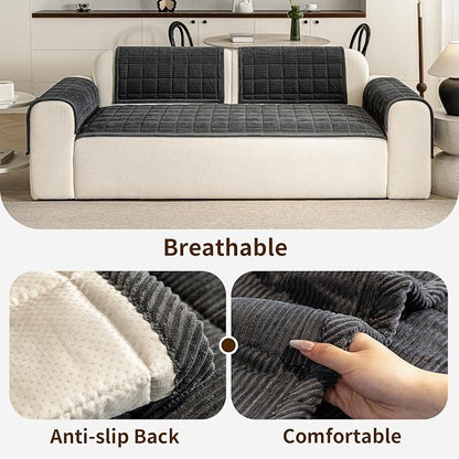 Couch Covers for Dogs Washable, 27.6"x59.1" Non Slip Couch Covers for Loveseat - Image 4