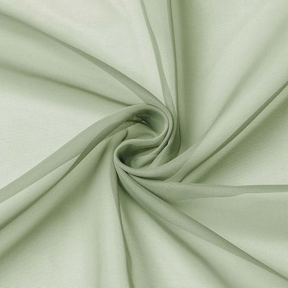 Light Green Kitchen Curtains 30 Inch Length Tier 2 PCS, Solid Soft Airy Half - Image 9