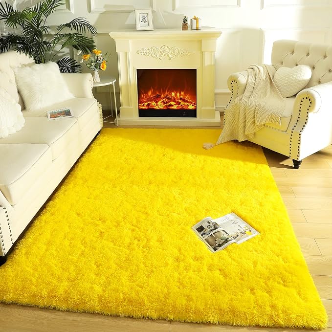LOCHAS Area Rugs Fluffy Living Room Carpets - Image 4
