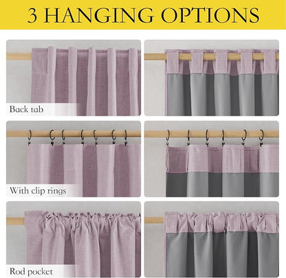 NICETOWN 100% Blackout Curtains - Image 3