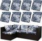 8Pcs Outdoor Cushion Covers, Elastic Patio Cushion Covers | Washable, by dreahoteztil