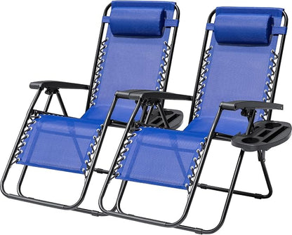 Devoko Padded Zero Gravity Chair, Foldable Anti Gravity Recliner by DEVOKO