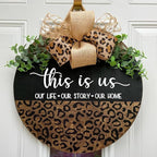 Welcome Stencils for Painting on Wood 12” Welcome Stencil for Door Mat Half Round Stencils for Wood Sign Doormat Fabrics