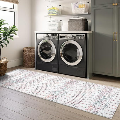 Lahome Moroccan Washable Runner Rug 2x6 Non-Slip Anti-Fatigue Kitchen Rugs and - Image 7