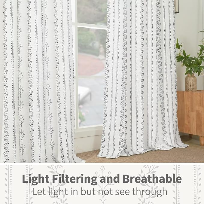 BGment Boho Curtains for Living Room 2 Panels, Each Panel 52 Inches Wide - Image 6