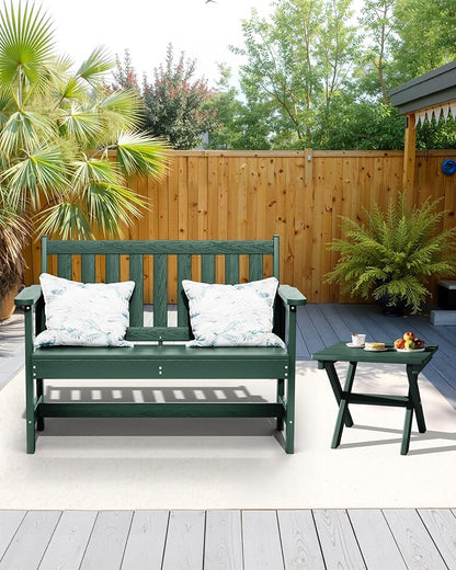 SERWALL Folding Outdoor Side Table Set of 2, Portable Adirondack Side Table - Image 11