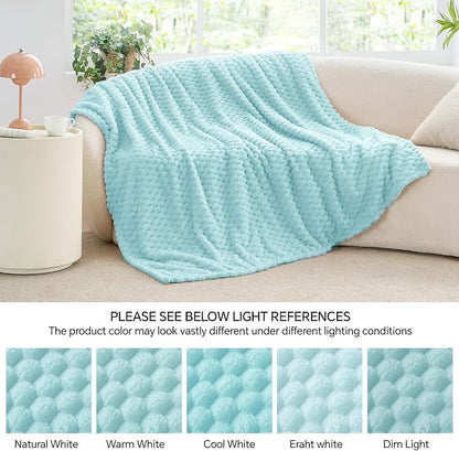 BEDELITE Cloud Blue Twin Blanket - Image 7