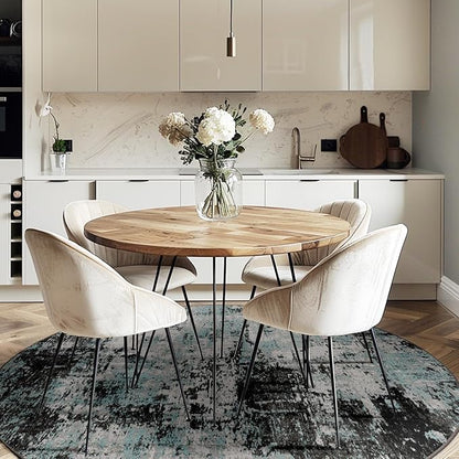 RELEANY Washable Round 8ft Area Rug - Image 2