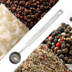 3PCS Teaspoon Measuring Spoon, 5ml/1 tsp/5 Gram Scoop, Long Handle for Cooking & Baking, Dishwasher Safe Measuring Spoon