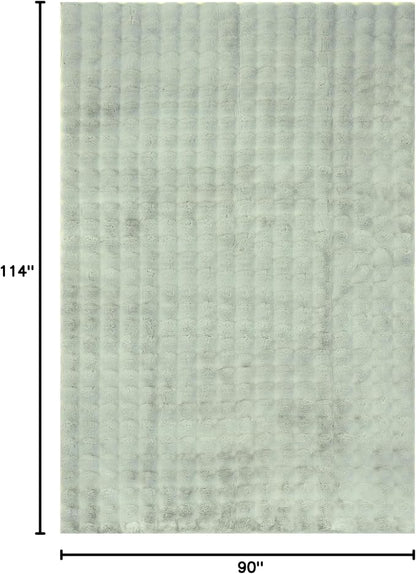 nuLOOM Jeni Green Checkered Washable Area Rug - Image 2