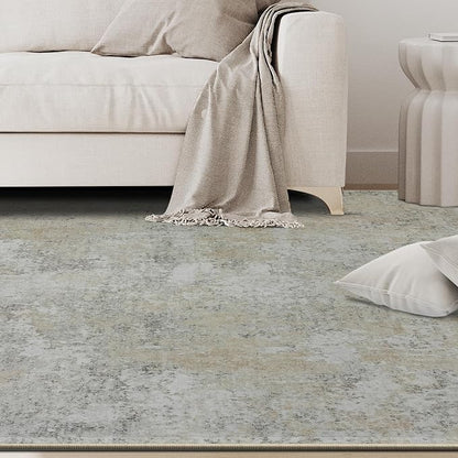 4x6 Area Rugs for Living Room Washable Bedroom Dining Room Beige Grey | Modern - Image 9