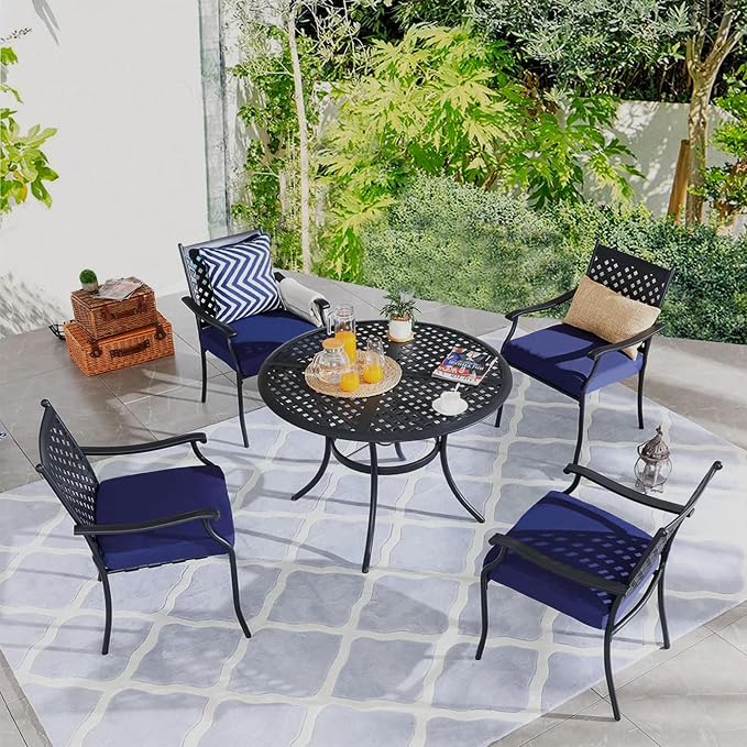 Patio Cushion Cover 25.6x25.6 inch, Outdoor Seat Cushion Slip Cover - Image 9