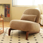 KEIKI Velvet Accent Chair, Armless Cloud Chair by KEIKI