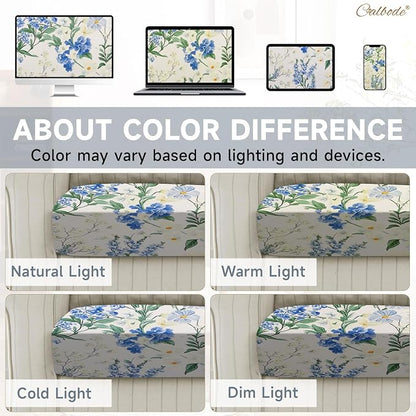 CALBODE 8 Pcs Stretch Indoor/Outdoor Seat Cushion Covers, - Image 7