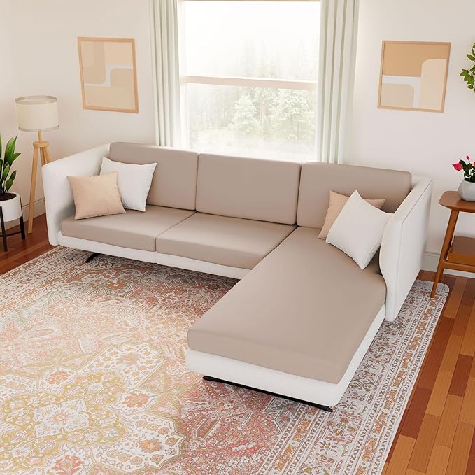 Waterproof Couch Cushion Covers, Stretch Sofa Seat Slipcovers | Stretch Fabric - Image 8