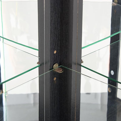 Corner Curio Cabinet, 150lbs Heavy Duty Glass Display Cabinet - Image 3