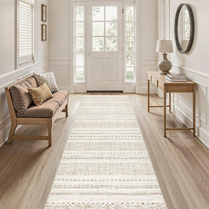 cotiled Hallway 3x8 Runner Rugs Washable Boho Moroccan Soft Rug | Non-Slip - Image 8