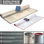 Silicone Pastry Mat 28X20 Inches Baking Mat with Measurement, Perfect for Dough, Pastry, Cookies, Pie Crust, Fondant, Bread, Sourdough, Pasta, Pizza, Kitchen Counter Mat