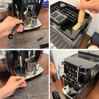Coffee Machine Cleaning Brush - 15 PCS Straw Brush,Long Handle Bottle Brush, Flexible Scrub Brush for Water Bottles, Glasswares, Mugs,Coffee Pots, Cups,Water Bottles,Bent Pipe