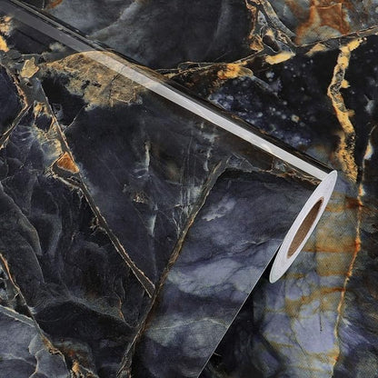 Black/Purple Marble Contact Paper - Image 8