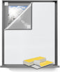 Blackout Curtains for Bedroom 114"x60" Portable No Drill Black Out Window Cover by Sumobaby