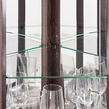 Glass Corner Display Cabinet - Image 6