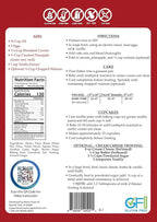 Mom's Place Gluten-Free Carrot Cake Mix – Moist, Spiced, and Dairy-Free – Allergen-Friendly, Non-GMO, Easy to Prepare 15.3 Oz