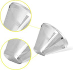 Reusable #4 Cone Coffee Filters for Ninja Dual Brew Pro Coffee Makers,Compatible with Ninja CFP301 CFP201,8-12 Cup Stainless Steel Basket