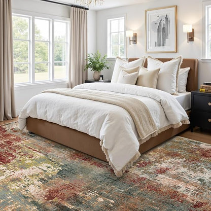 RELEANY Washable Square 7'x7' Area Rug - Image 7